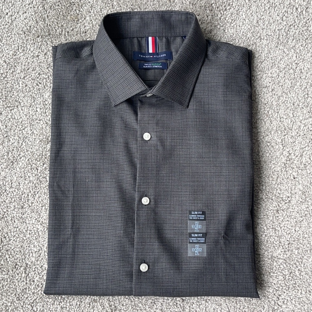 Authentic Tommy Hilfiger Slim Fit Stretch Shirt